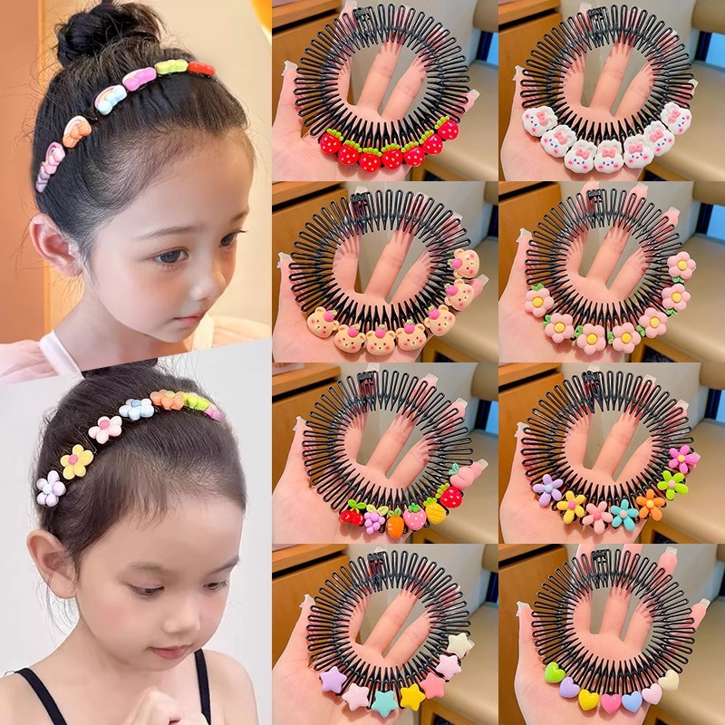 Hair Care Korean Products - Y2k Yıldız Kalp Renkli Saç Tarak
