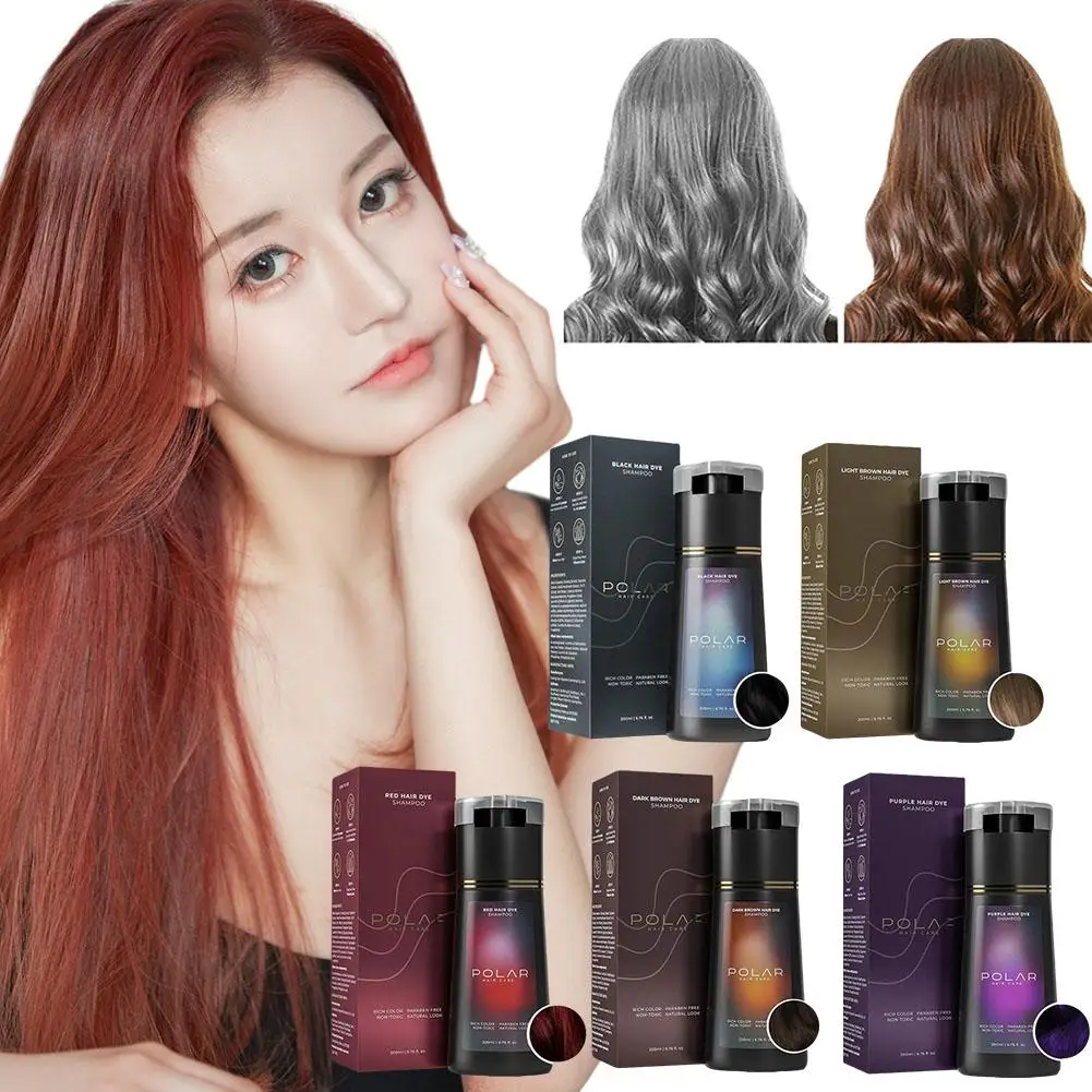 Hair Care Natural Ingredients - 200 ml Renkli Saç Boyası Şampuanı,