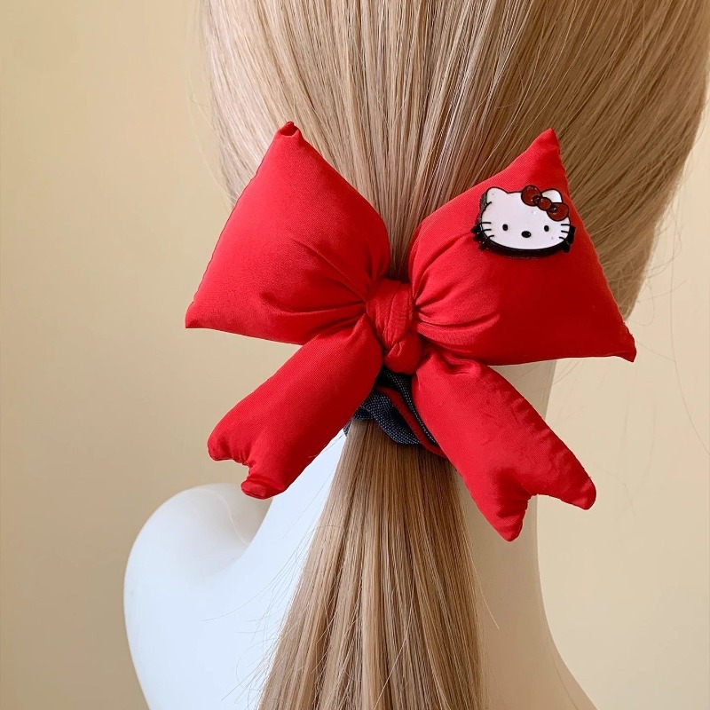 Hair Care Korean Products - Şirin, çizgi film karakterli, kırmızı Hello